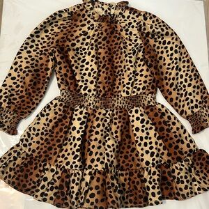 Leopard print Janie and Jack dress